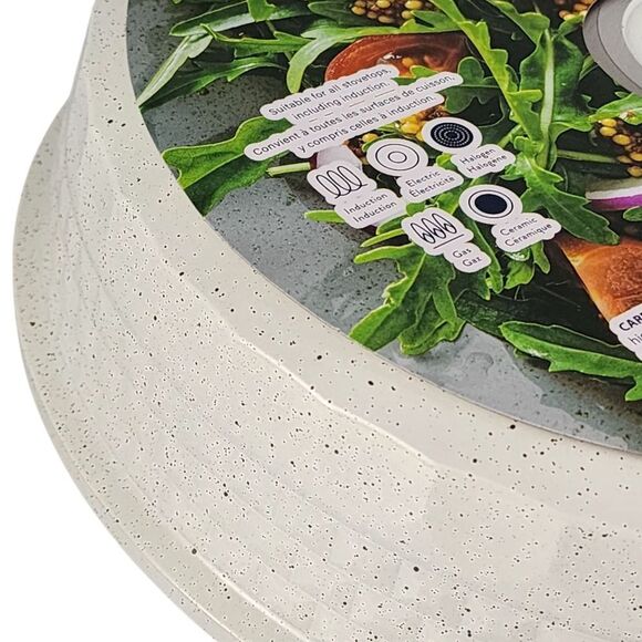 D&W Deane and White Cookware 9.5in Ceramic Interior Nonstick Skillet Frying Pan - Picture 15 of 16